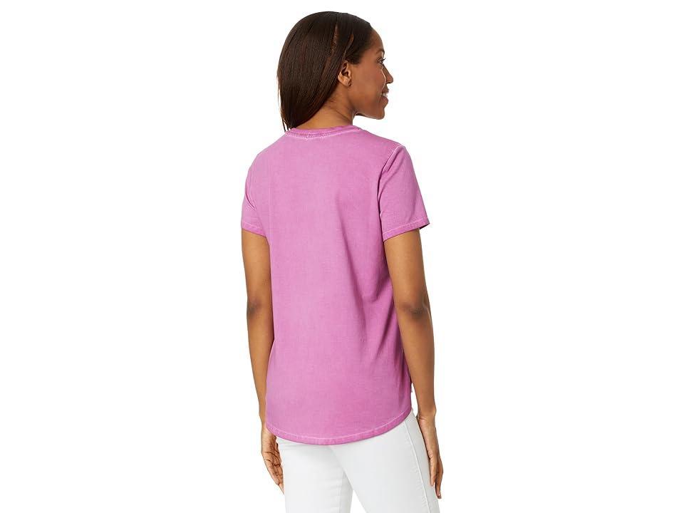 Womens Short-Sleeve Cotton-Blend T-Shirt Product Image