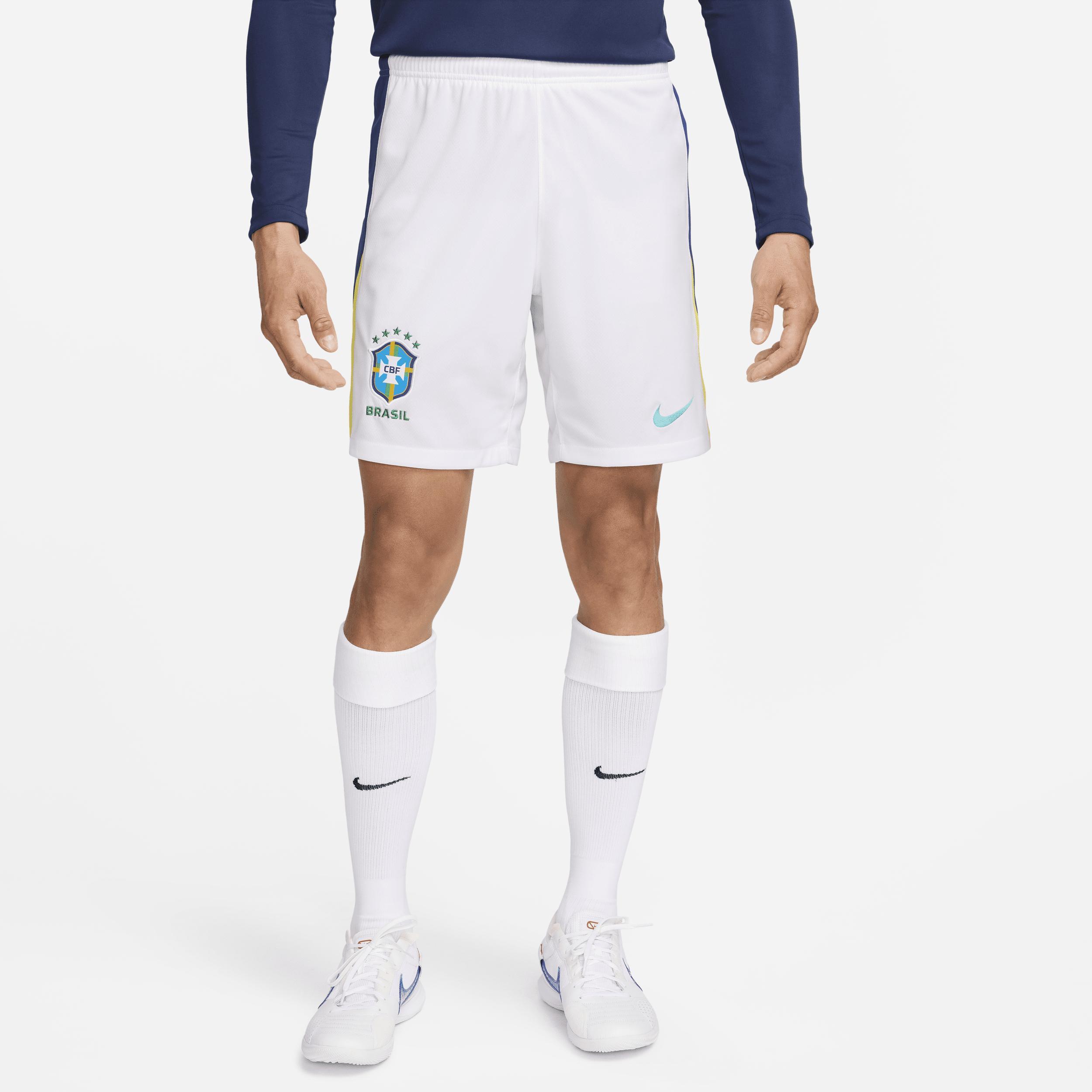 Nike Mens White Brazil National Team 2024 Away Stadium Shorts Product Image