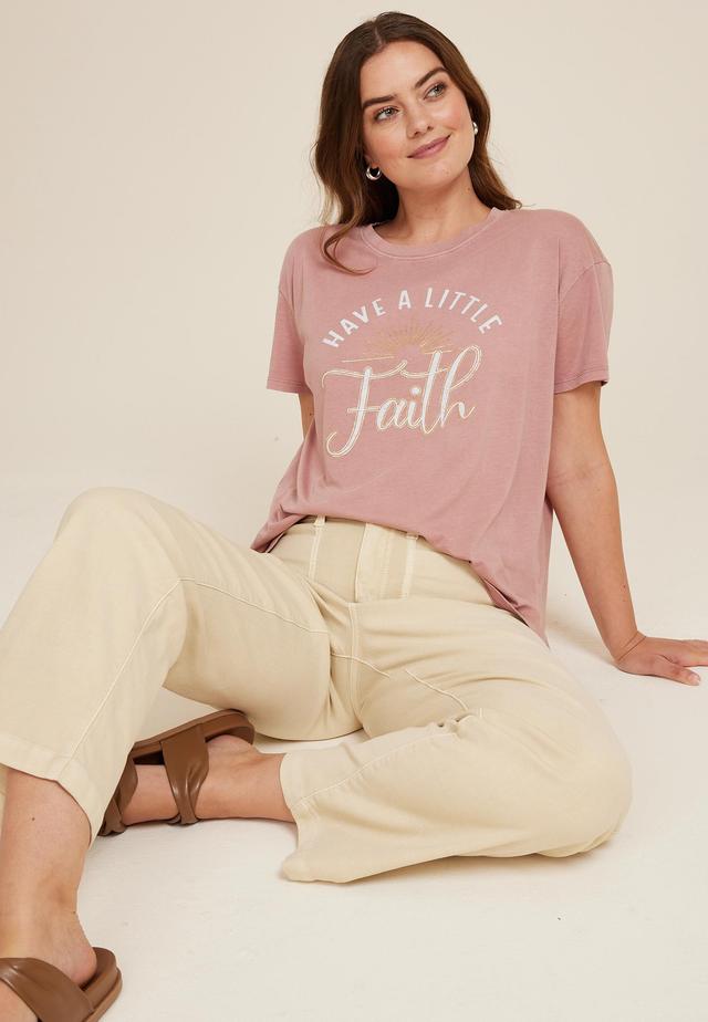 Have A Little Faith Relaxed Fit Graphic Tee Product Image