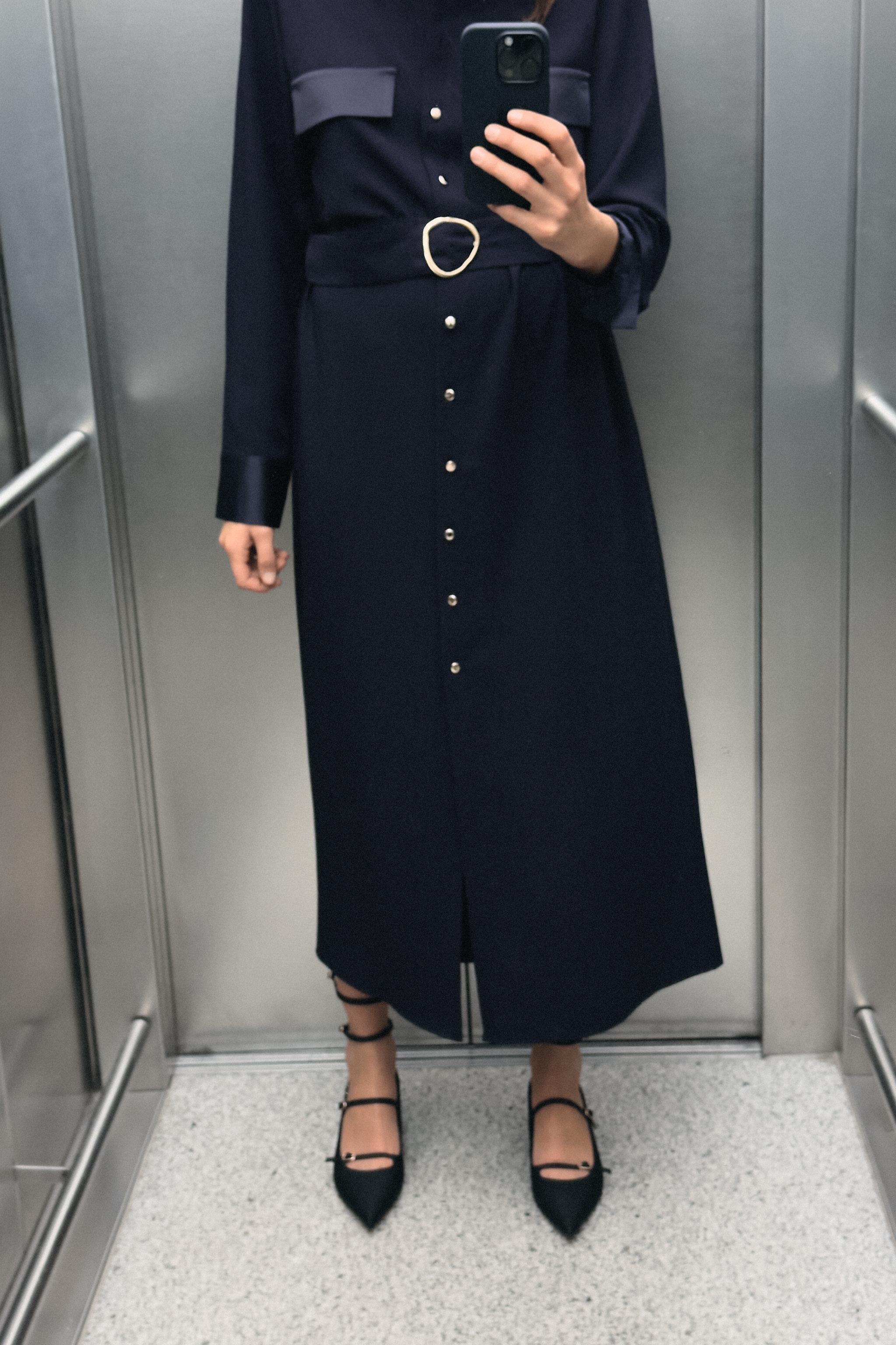 MIDI SHIRT DRESS Product Image