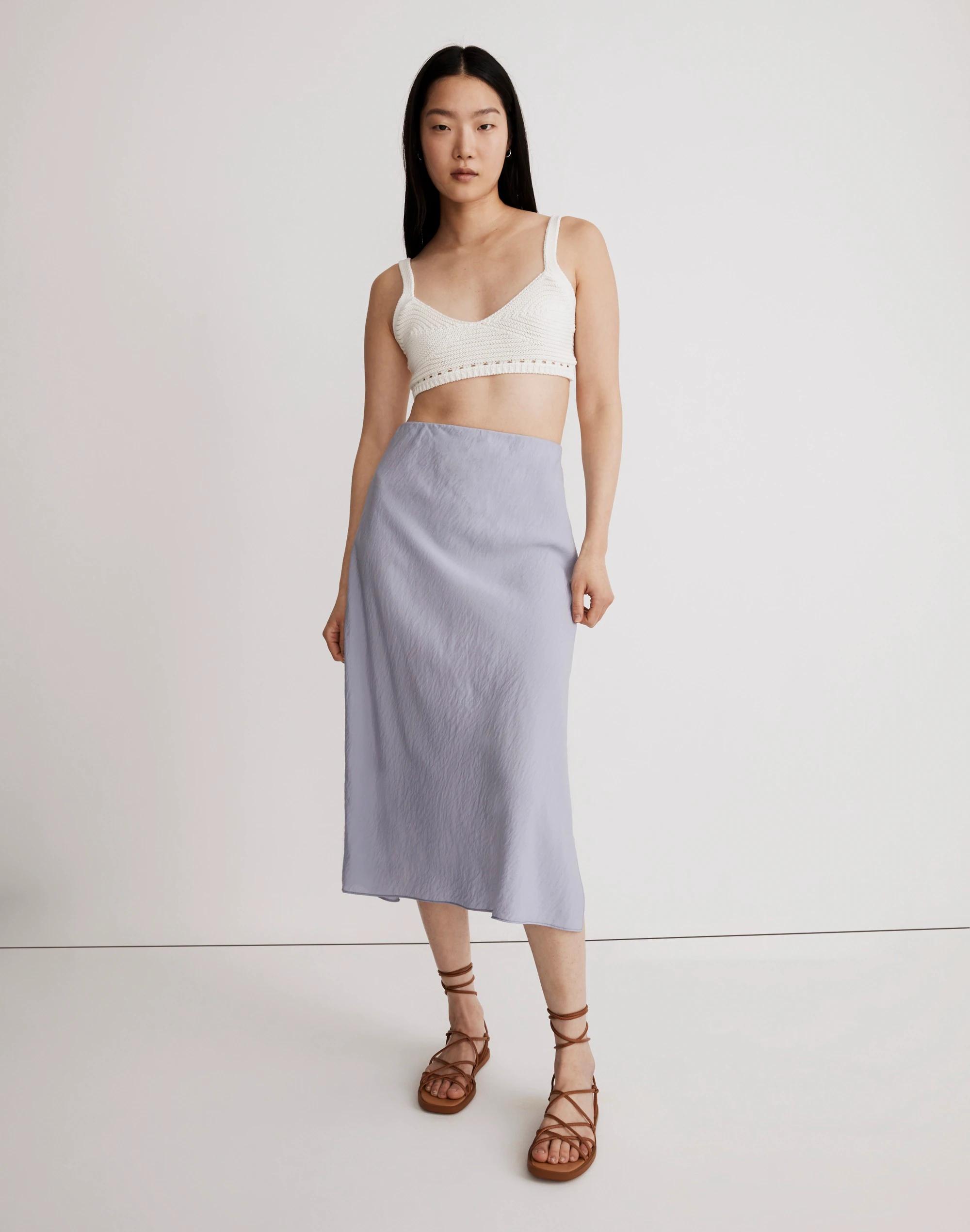 The Layton Midi Slip Skirt Product Image