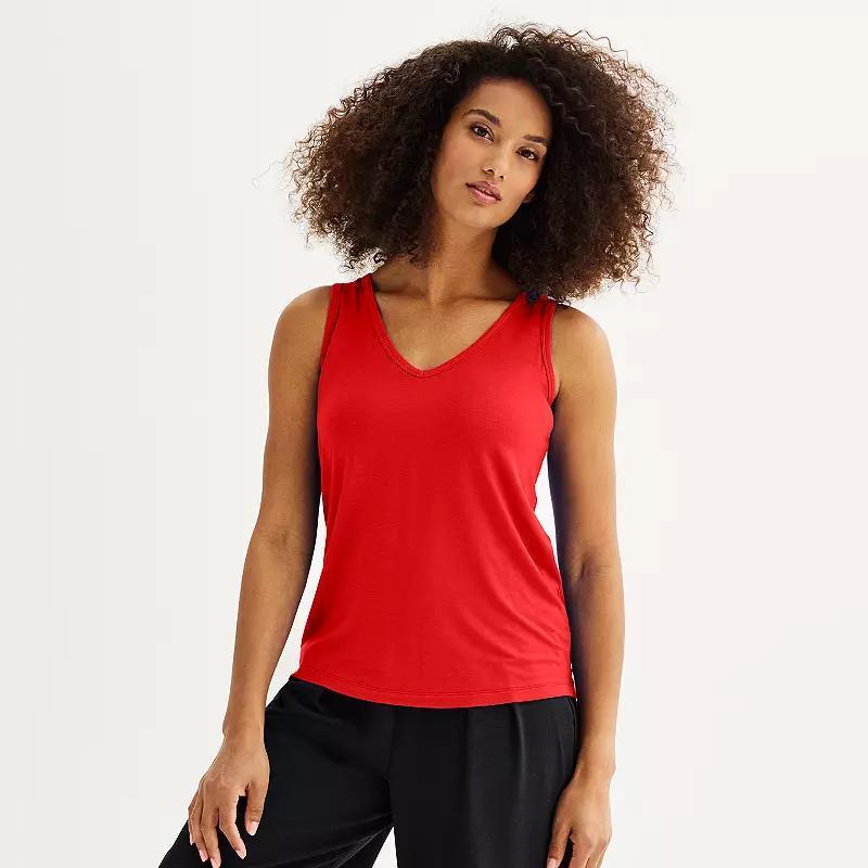 Womens Nine West Easy V-Neck Tank Top product image