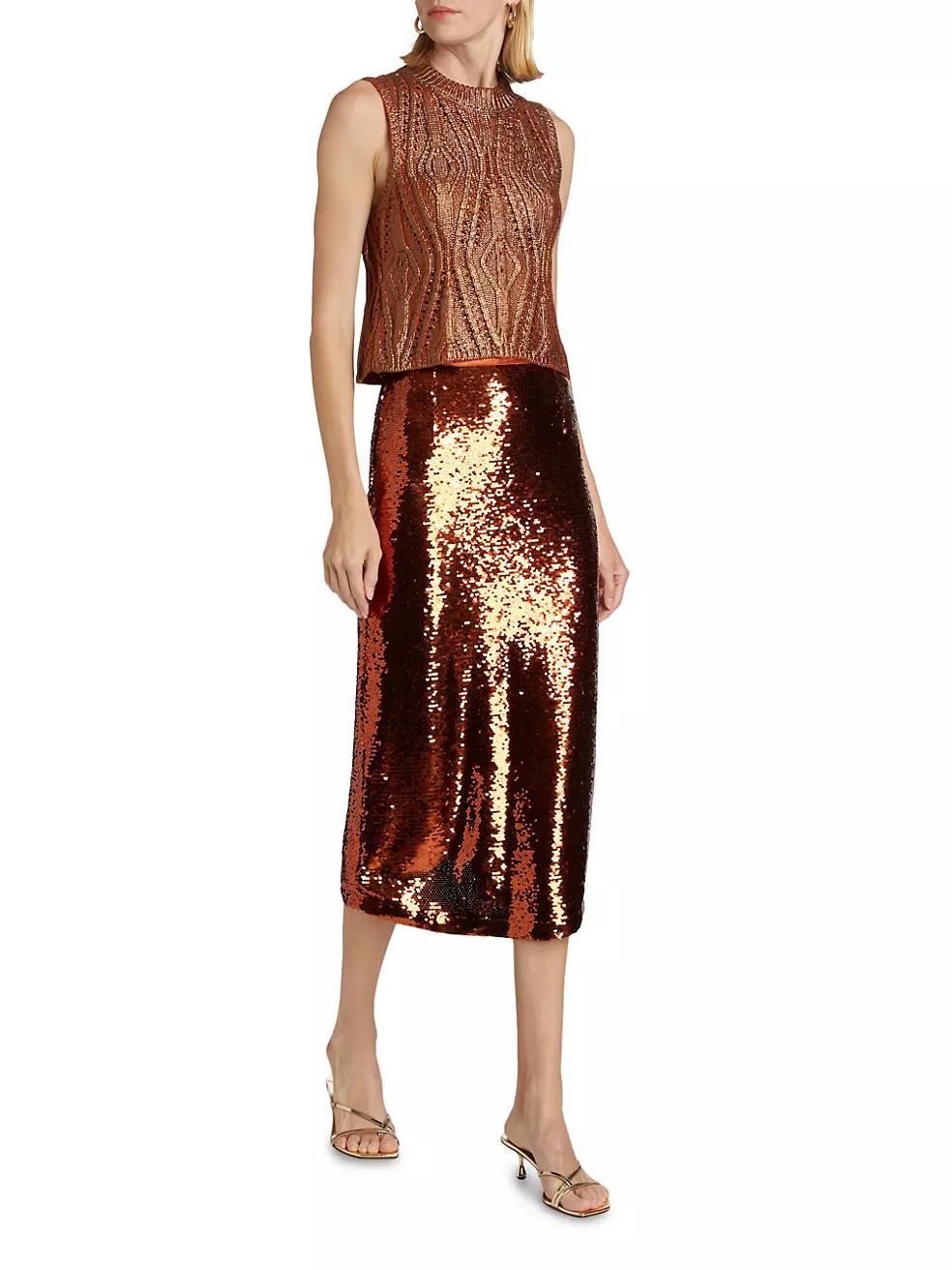 Wray Sequin Skirt Product Image