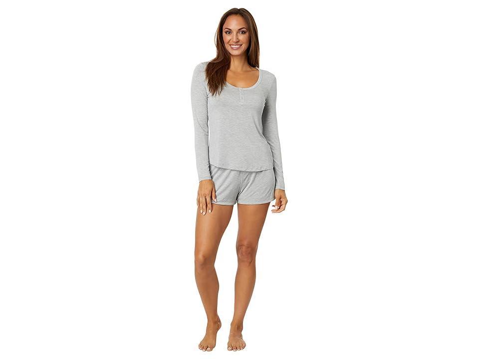 Barefoot Dreams Malibu Collection(r) Soft Jersey Lounge Set (Heather ) Women's Pajama Sets Product Image