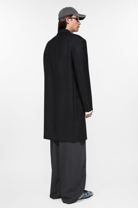 Single-breasted wool coat Product Image