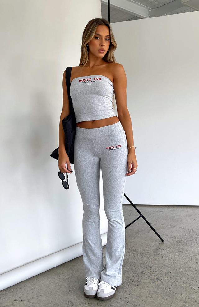 A Power Move Flare Pants Grey Marle Product Image