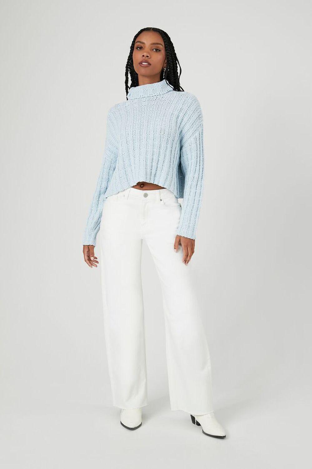 Ribbed Knit Turtleneck Sweater | Forever 21 Product Image