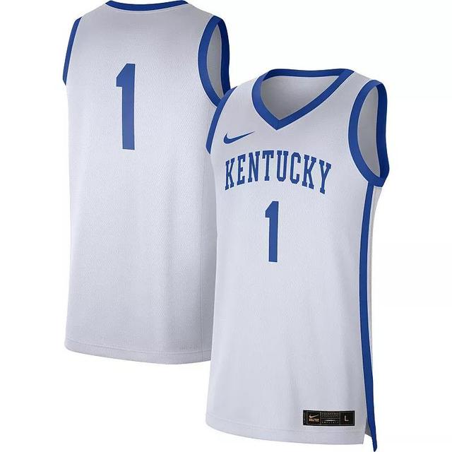 Mens Nike #1 /Royal Kentucky Wildcats Replica Jersey Product Image