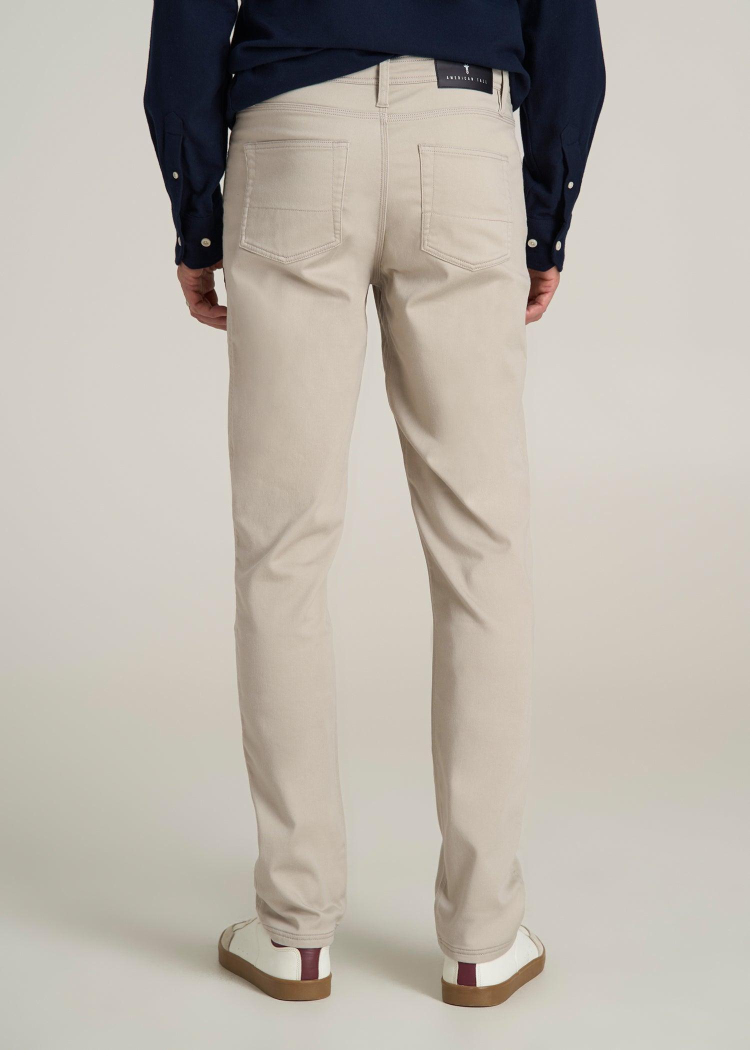 Everyday Comfort 5-Pocket TAPERED-FIT Pant for Tall Men in Stone Male Product Image