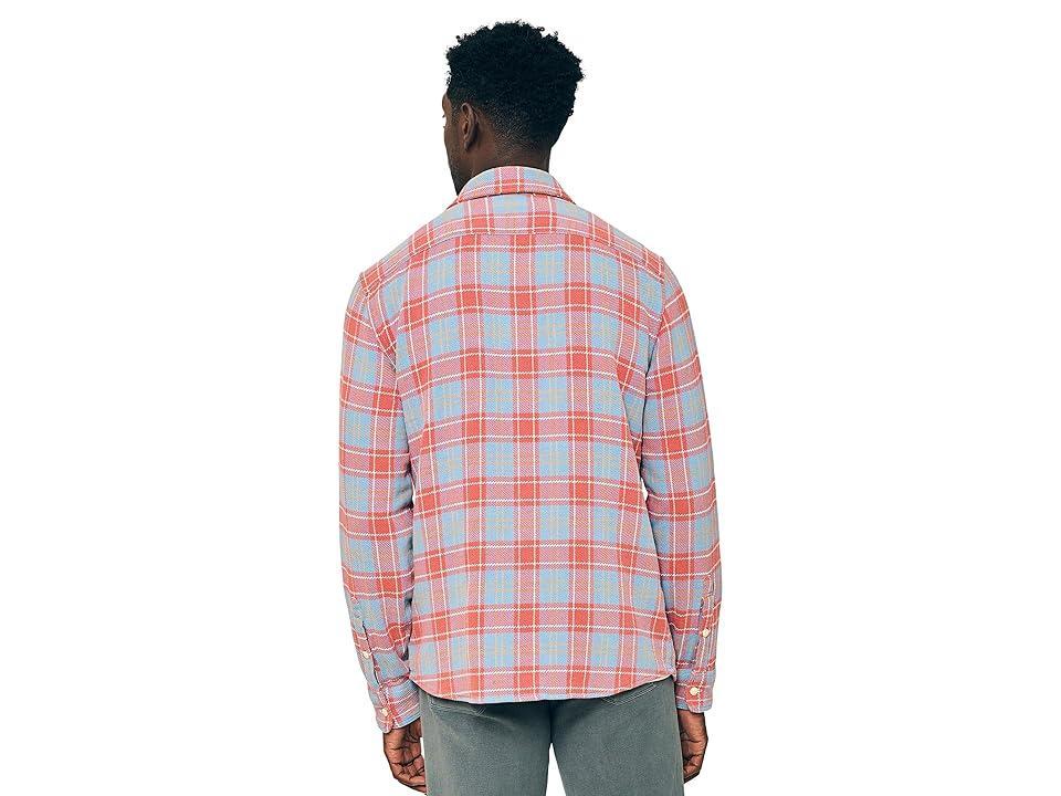 Faherty The Surf Flannel (Brick River Plaid) Men's Clothing Product Image