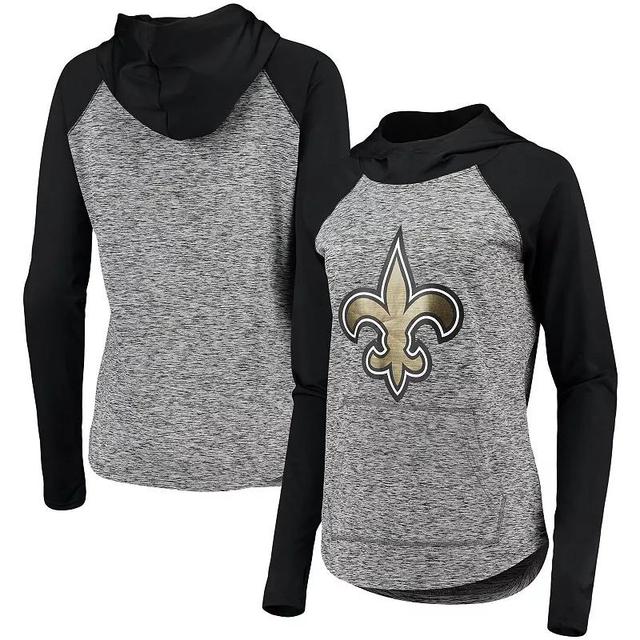 Womens G-III 4Her by Carl Banks Heathered Gray/Black New Orleans Saints Championship Ring Pullover Hoodie Product Image