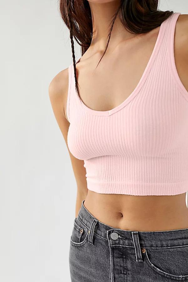 Out From Under Drew Seamless Ribbed Cropped Tank Top Womens at Urban Outfitters Product Image