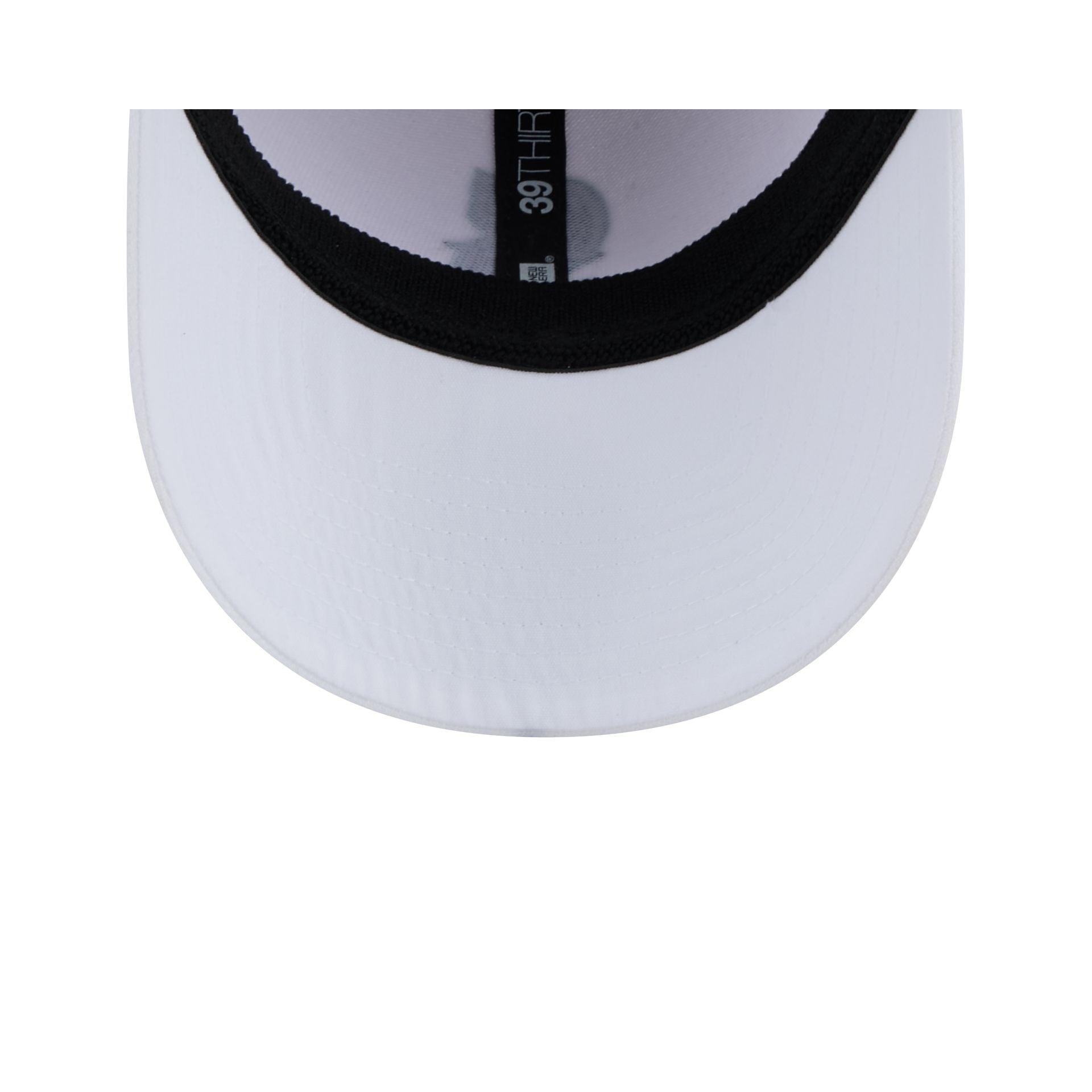 Seattle Mariners Optic White 39THIRTY Stretch Fit Hat Male Product Image