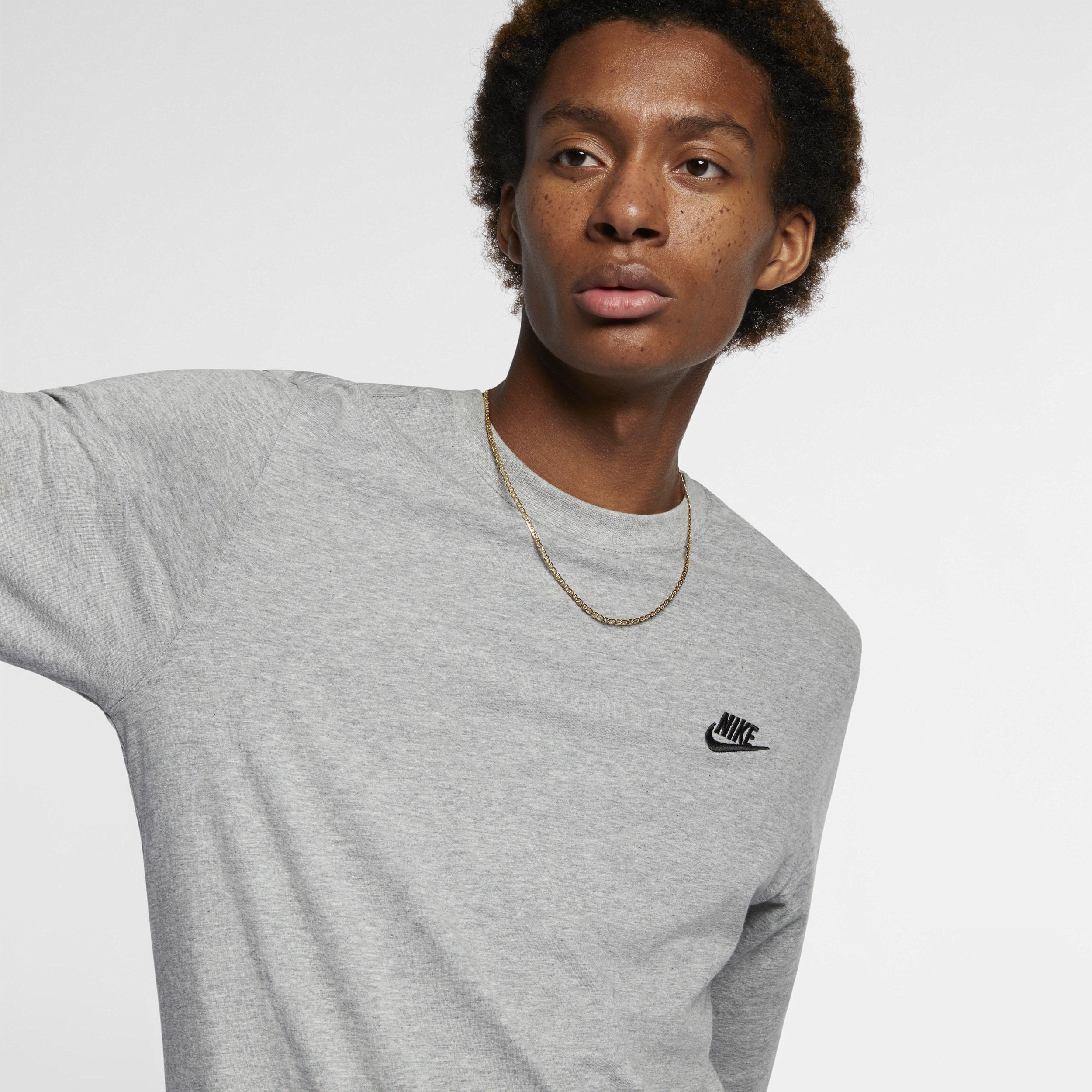 Men's Nike Sportswear Club Long-Sleeve T-Shirt Product Image