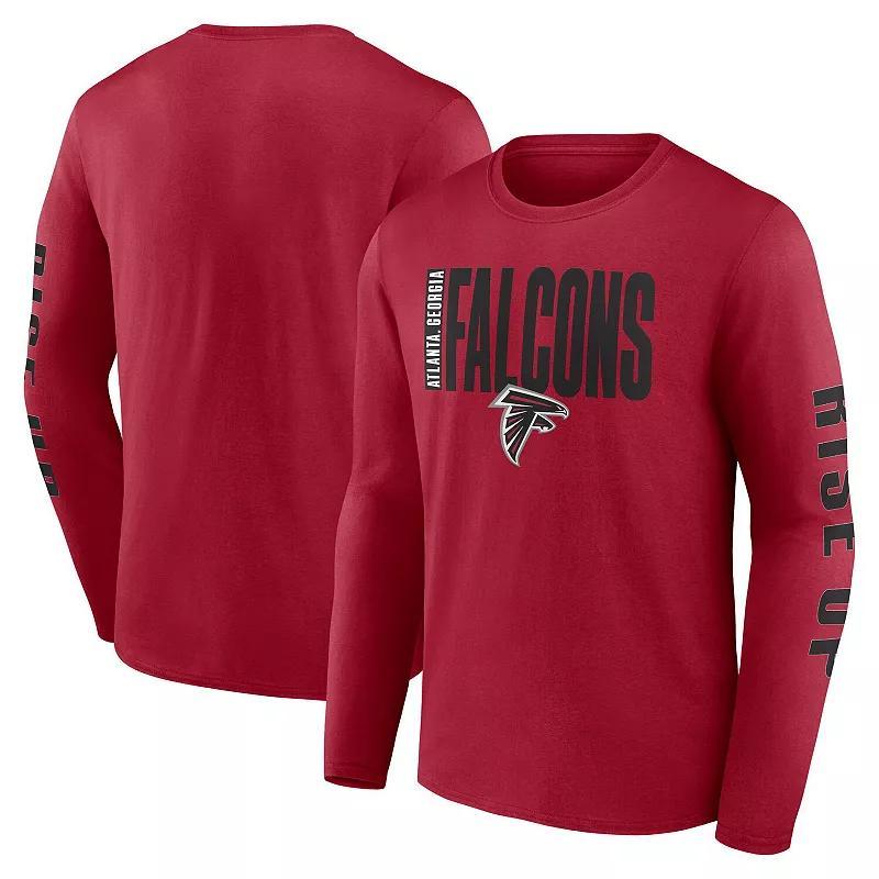 Mens Fanatics Atlanta Falcons Big & Tall Vision Long Sleeve T-Shirt Product Image