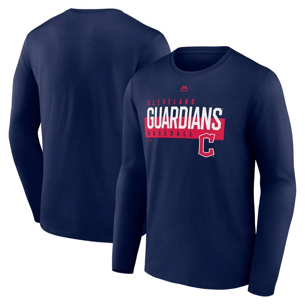 MLB Cleveland Guardians Mens Long Sleeve Core T-Shirt Product Image