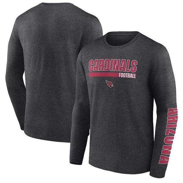 Mens Fanatics Branded Charcoal Arizona Cardinals Long Sleeve T-Shirt Product Image