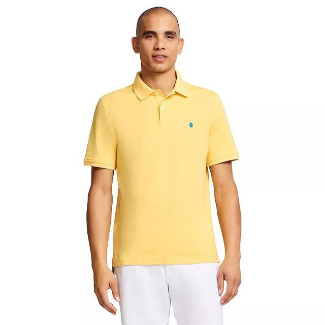 Mens IZOD Advantage Performance Solid Polo Banana Ivory Product Image