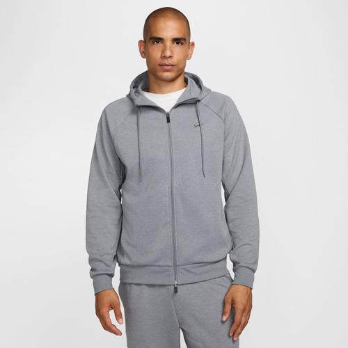 Nike Mens Nike Dri-FIT UV Primary Full-Zip Hoodie - Mens Grey/Grey Product Image