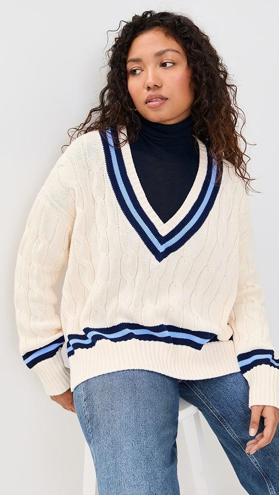 Polo Ralph Lauren Cable Knit Cotton Cricket Sweater | Shopbop Product Image