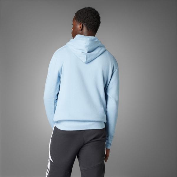 adidas Argentina Anniversary DNA Hoodie Ambient Sky XL Mens Product Image