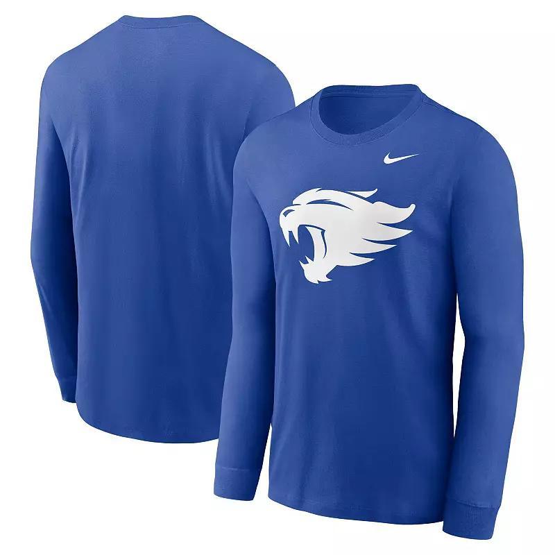 Mens Nike Royal Kentucky Wildcats Alternate Logo Long Sleeve T-Shirt Product Image