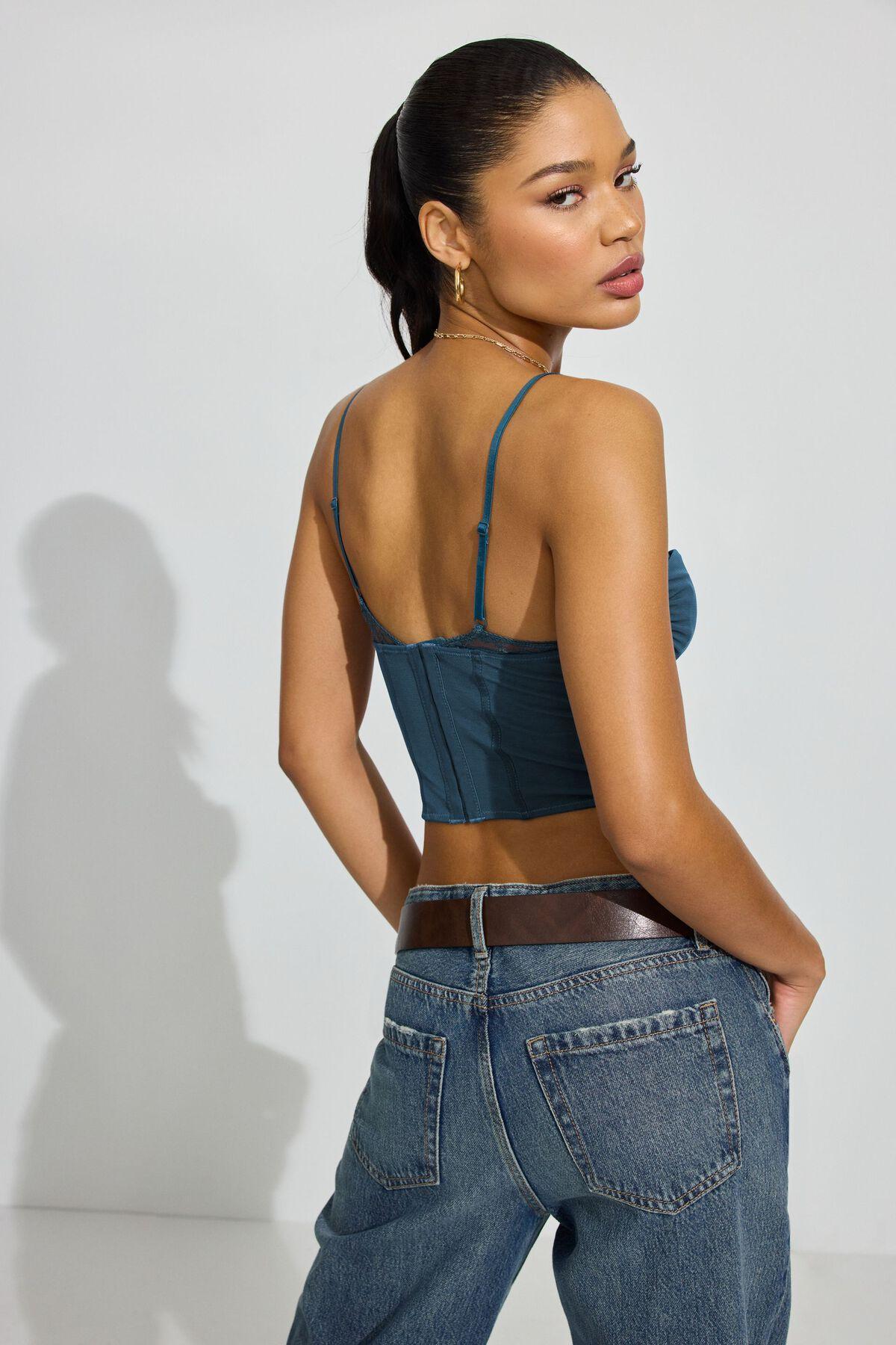 Sabrina Peek-A-Boo Bustier Top Product Image