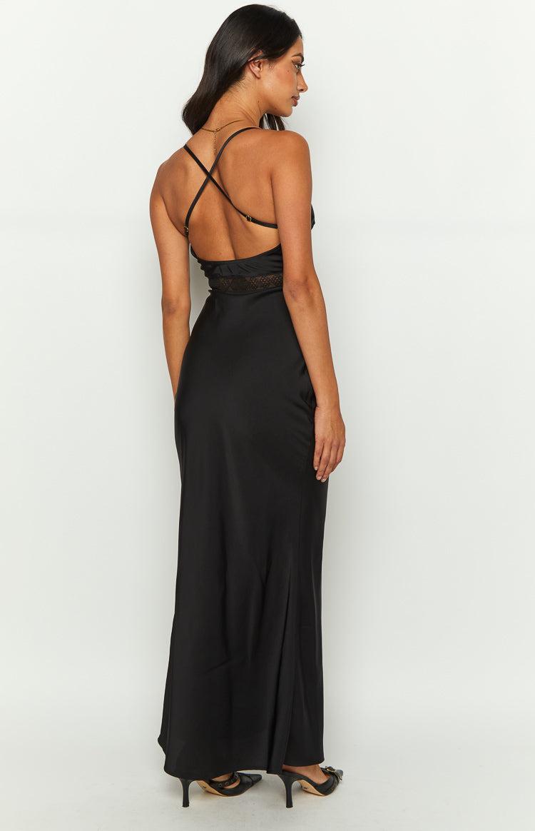 Hunta Black Maxi Dress Product Image