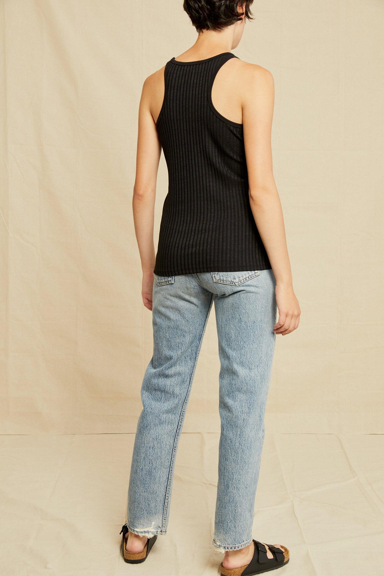 Celeste Knit Tank - Black - ReAmour Product Image