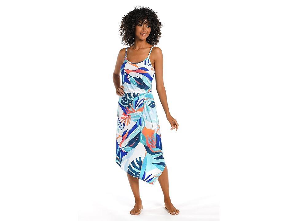 La Blanca Coastal Palms Dress (Ice ) Women's Swimwear Product Image