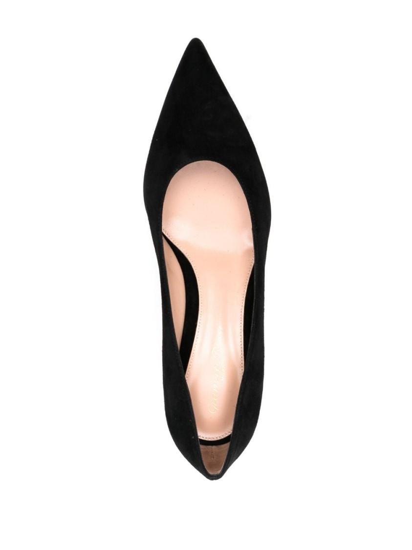 GIANVITO ROSSI Piper Pump 45 Suede Pumps In Black Product Image