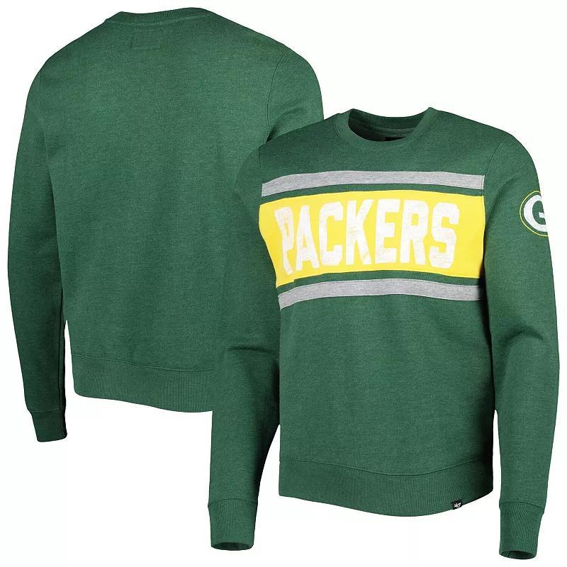 Mens 47 Heathered Bay Packers Bypass Tribeca Pullover Sweatshirt Product Image