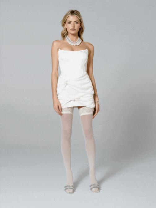 Helena Dress (White) Product Image