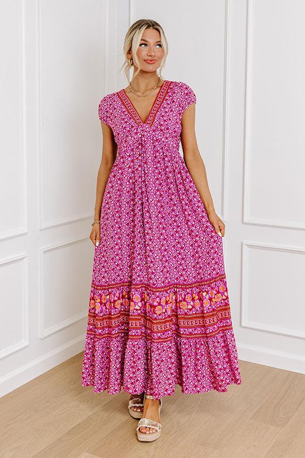 Hidden Garden Floral Maxi Dress Product Image