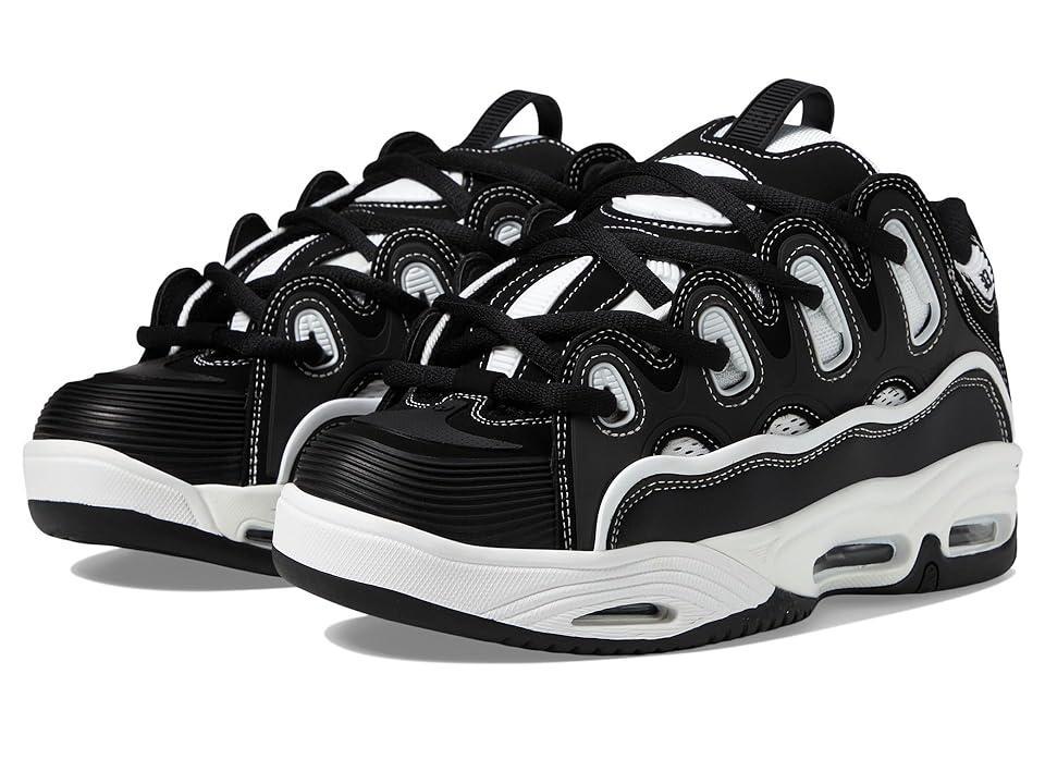 Osiris D3 2001 Black/White Multi Snake 1) Men's Skate Shoes Product Image