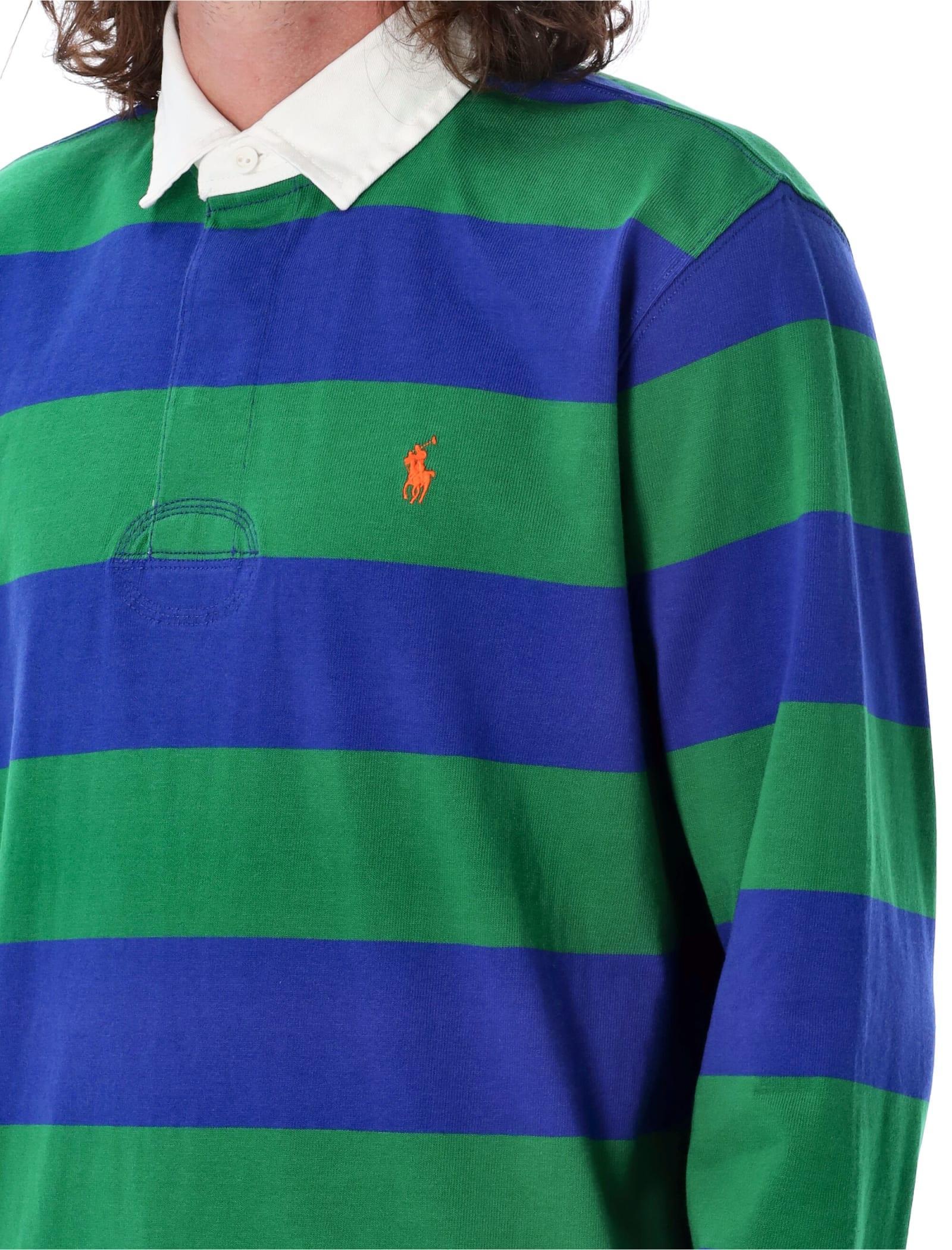 POLO RALPH LAUREN The Iconic Rugby Shirt In Multi Product Image