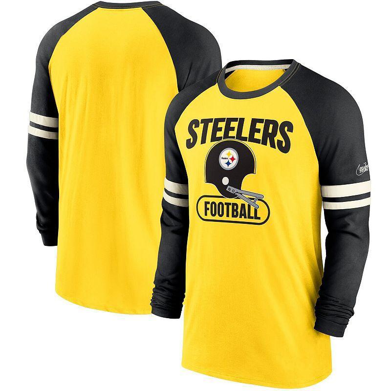 Nike Men's Dri-FIT Historic (NFL Pittsburgh Steelers) Long-Sleeve T-Shirt Product Image