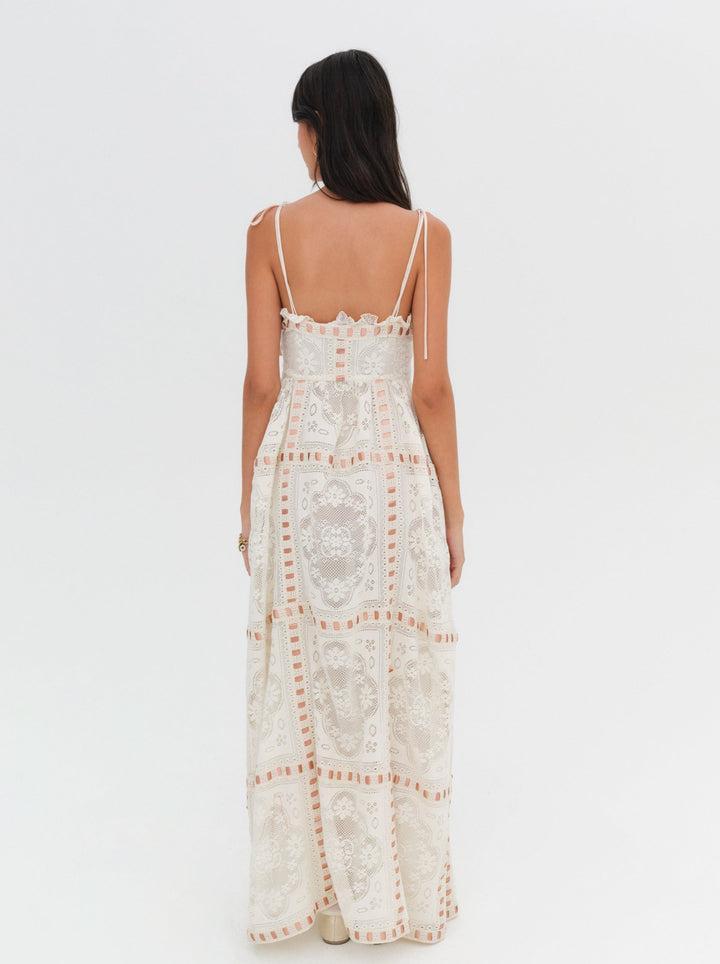 Charlotte Maxi Dress — Beige Product Image