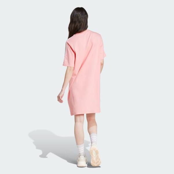 Essentials 3-Stripes Single Jersey Boyfriend Tee Dress Product Image