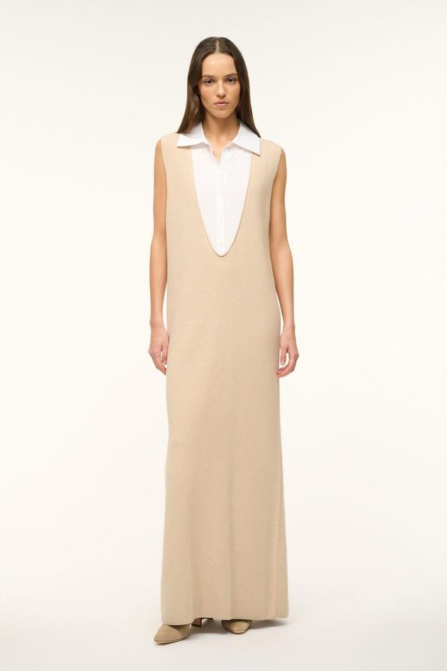 LESLIE DRESS | CAMEL WHITE Product Image