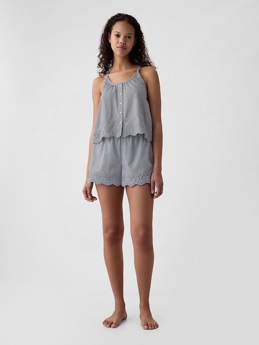 Eyelet Poplin PJ Tank Top Product Image