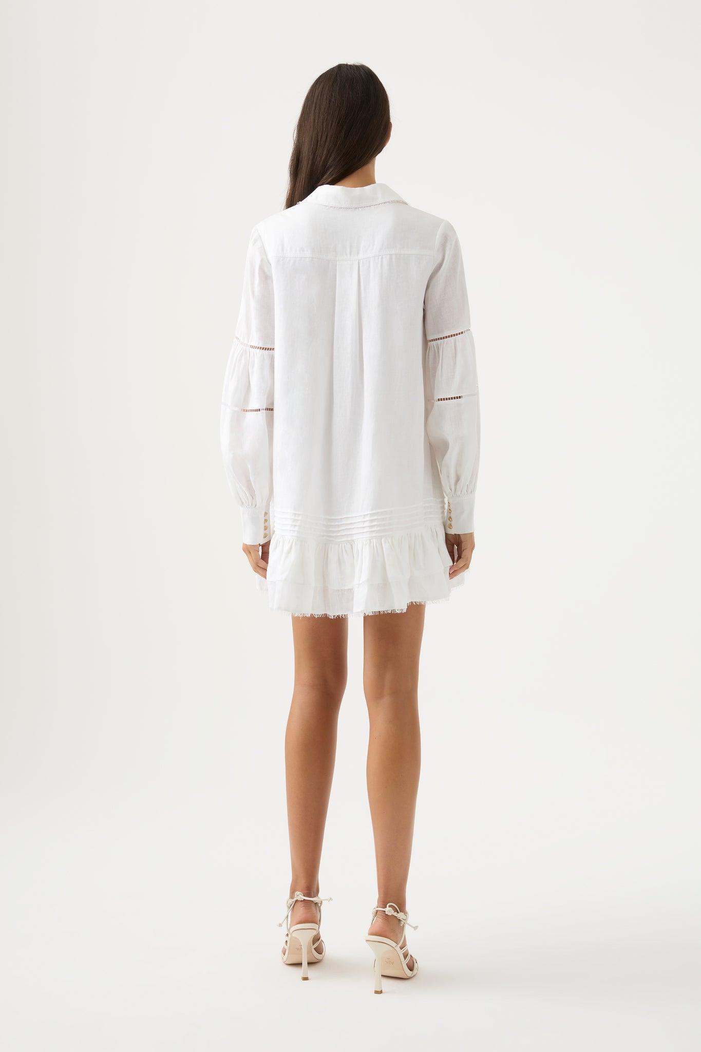 Lotus Shirt Mini Dress Product Image