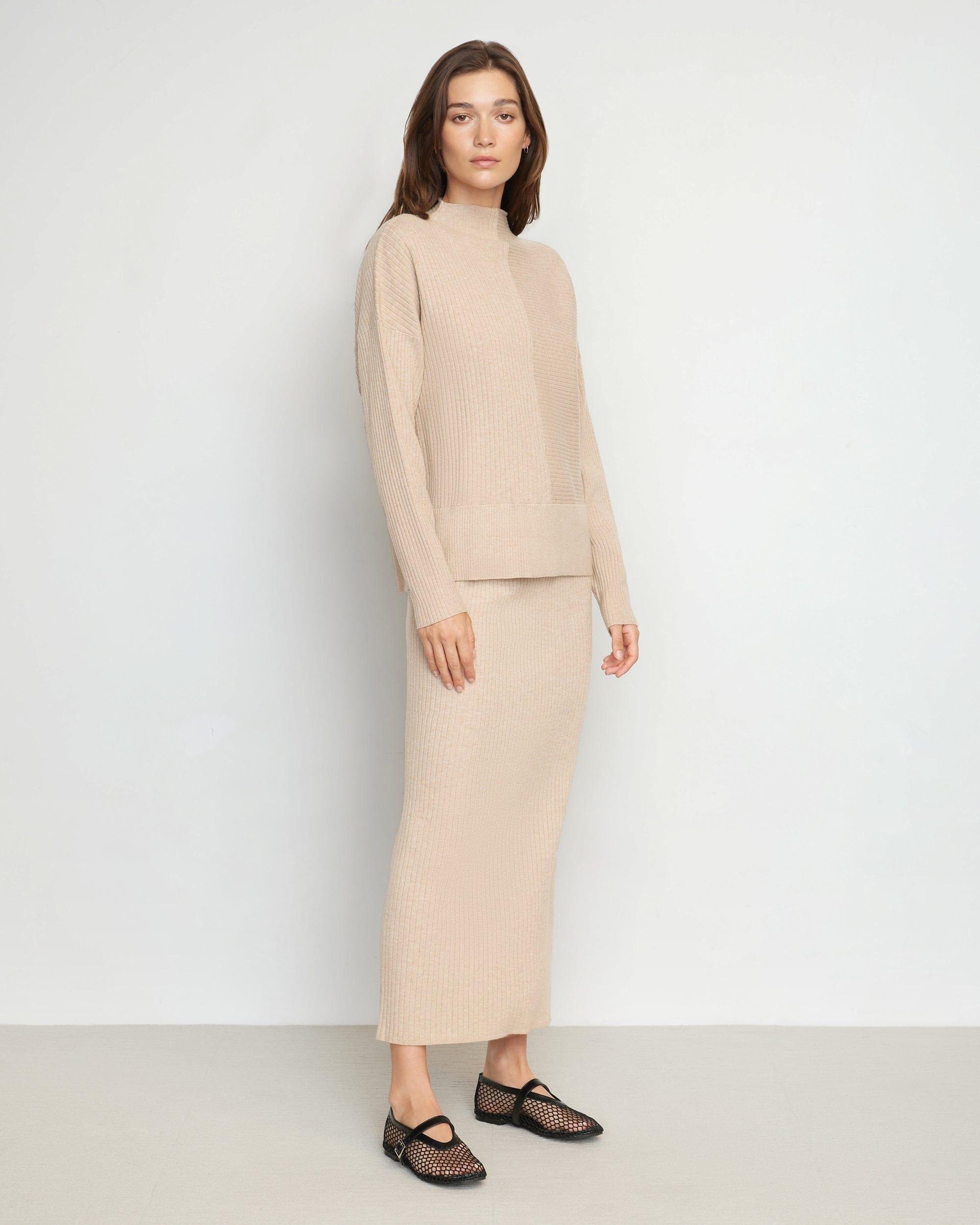 Juliana Directional Ribbed Sweater Product Image