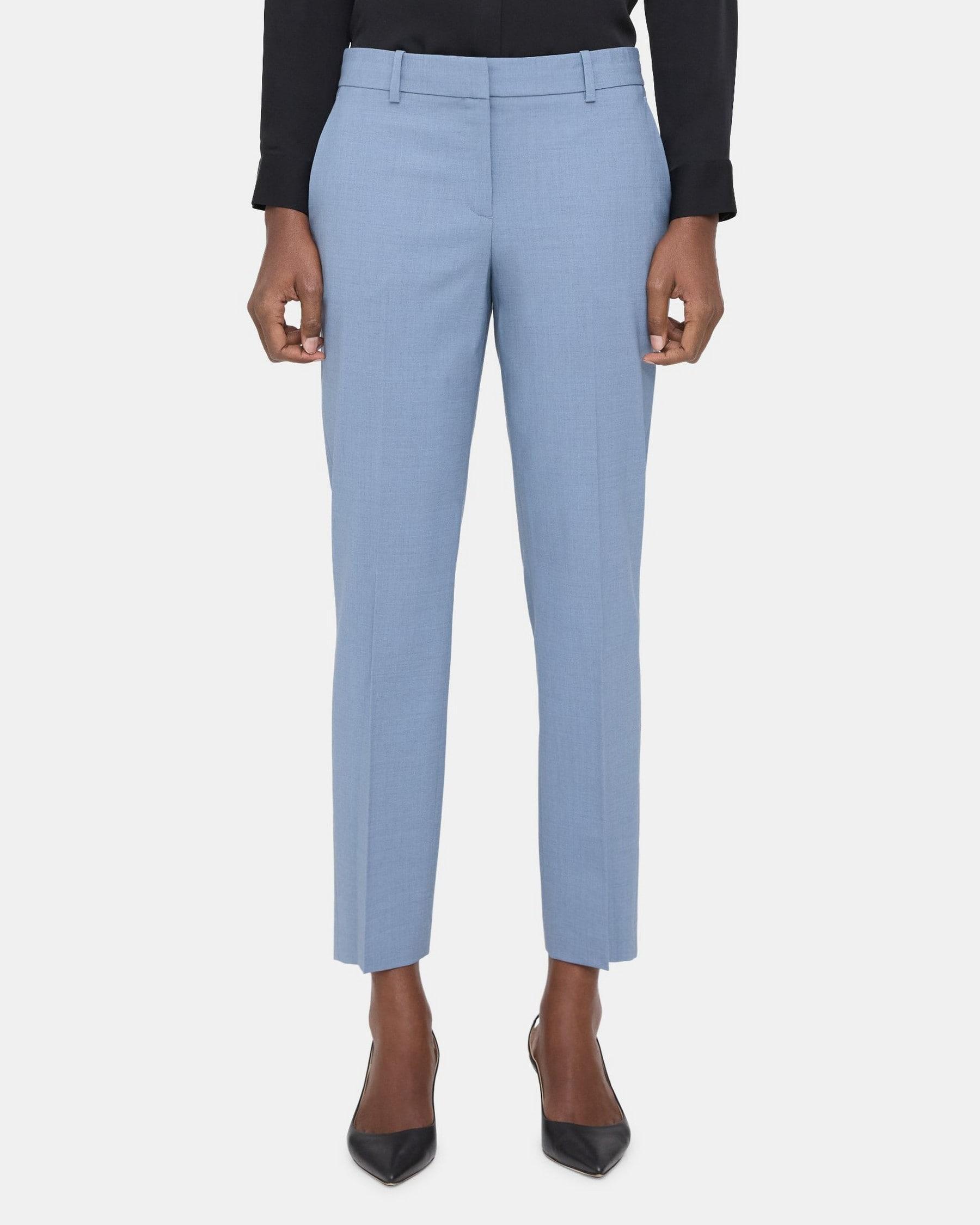 Classic Crop Pant in Sevona Stretch Wool Product Image