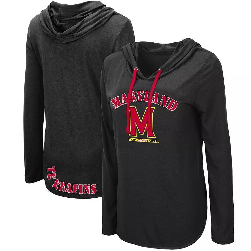 Womens Colosseum Maryland Terrapins My Lover Hoodie Long Sleeve T-Shirt Product Image