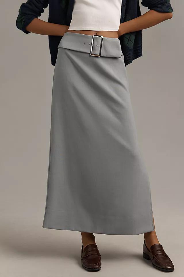 Maeve Belted Column Maxi Skirt Product Image