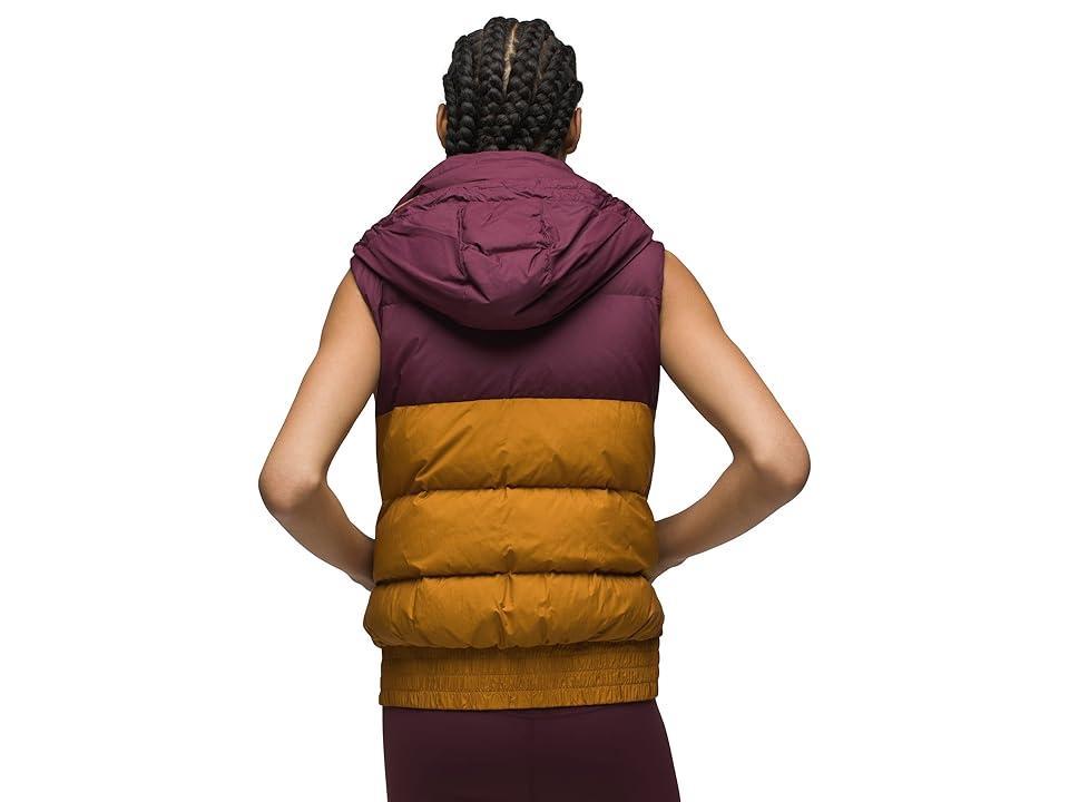 Prana Emerald Valley Vest (Mulberry Color-Block) Women's Clothing Product Image