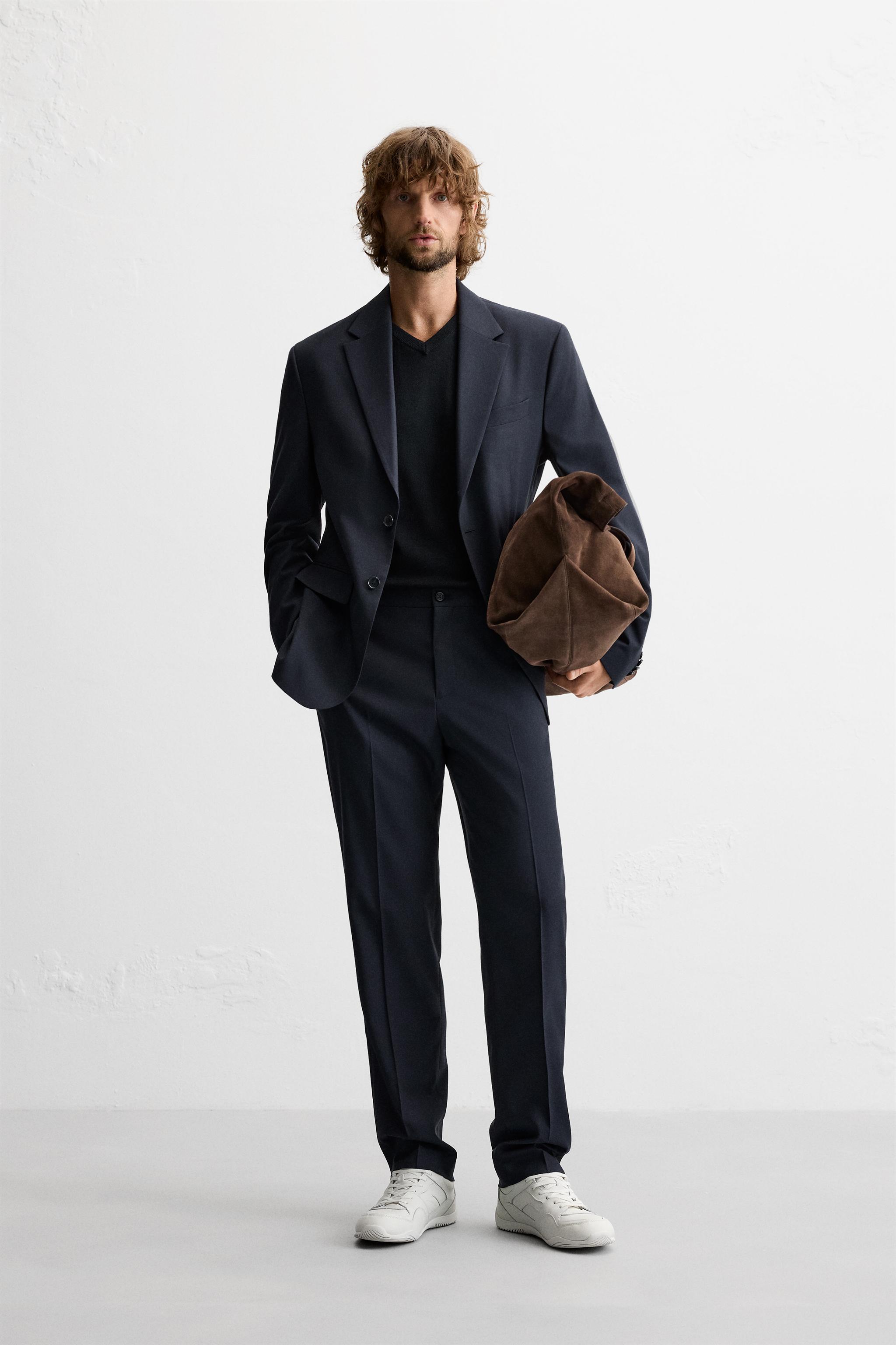 TEXTURED SUIT JACKET Product Image