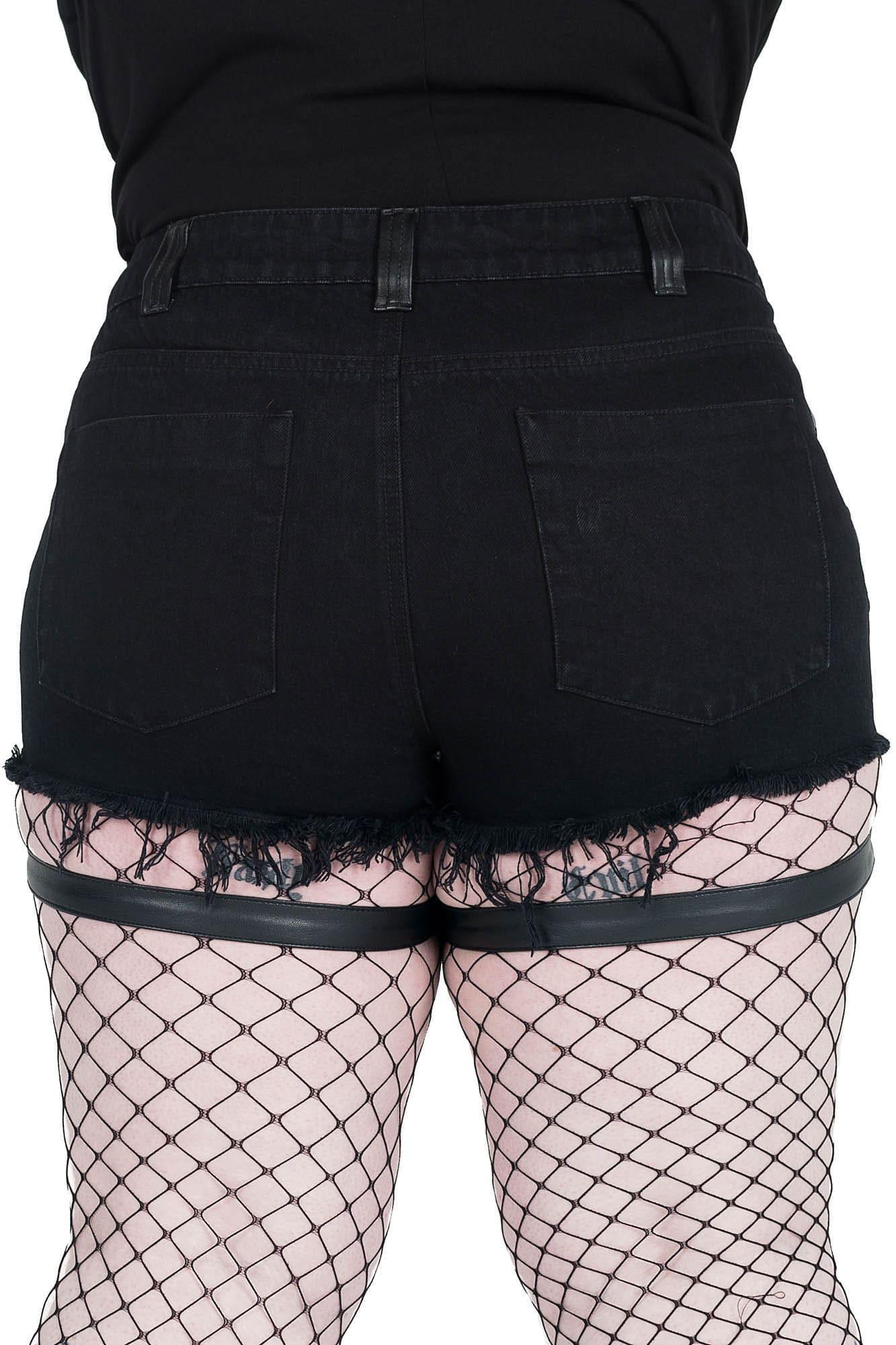 Contraband Denim Shorts [PLUS] Female Product Image