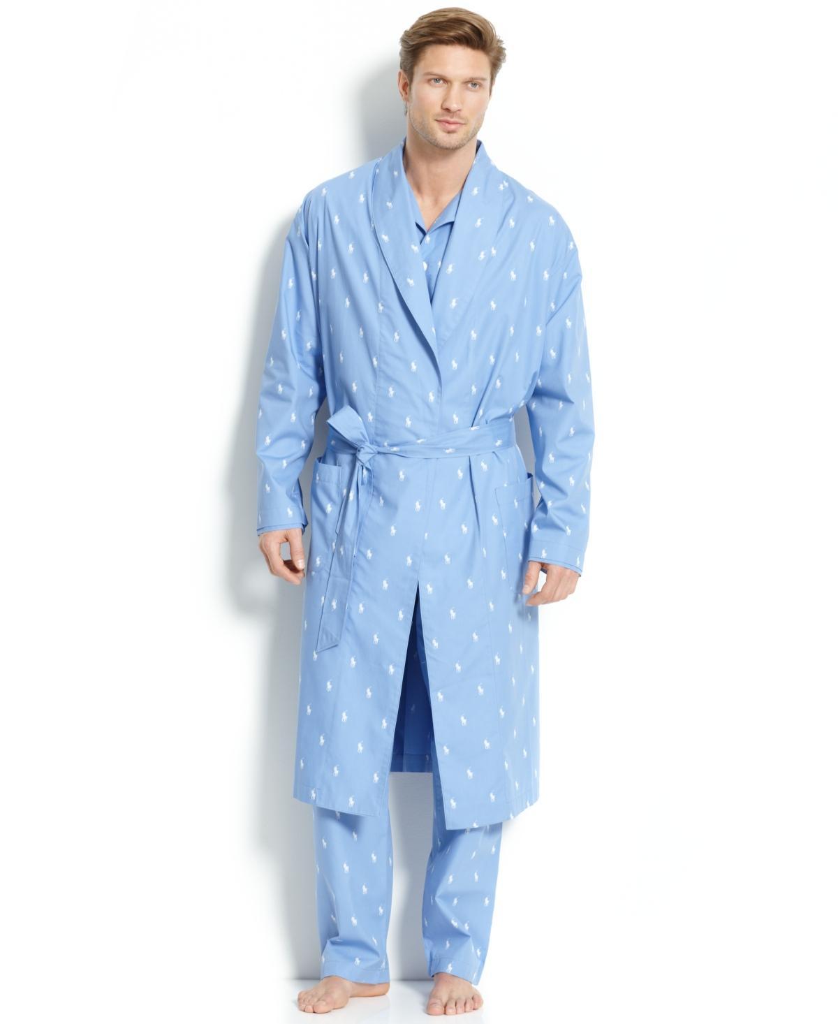 Polo Ralph Lauren Mens All Over Polo Player Robe Product Image